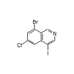 8-Bromo-6-chloro-4-iodoisoquinoline