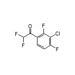 1-(3-Chloro-2,4-difluorophenyl)-2,2-difluoroethanone