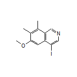 4-Iodo-6-methoxy-7,8-dimethylisoquinoline