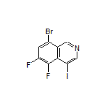 8-Bromo-5,6-difluoro-4-iodoisoquinoline