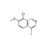 8-Chloro-4-iodo-7-methoxyisoquinoline