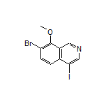 7-Bromo-4-iodo-8-methoxyisoquinoline