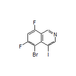 5-Bromo-6,8-difluoro-4-iodoisoquinoline