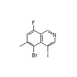 5-Bromo-8-fluoro-4-iodo-6-methylisoquinoline