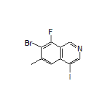 7-Bromo-8-fluoro-4-iodo-6-methylisoquinoline