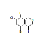 5-Bromo-7-chloro-8-fluoro-4-iodoisoquinoline