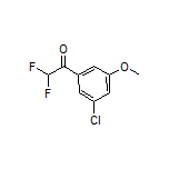 1-(3-Chloro-5-methoxyphenyl)-2,2-difluoroethanone