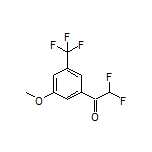 2,2-Difluoro-1-[3-methoxy-5-(trifluoromethyl)phenyl]ethanone