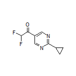 1-(2-Cyclopropylpyrimidin-5-yl)-2,2-difluoroethanone