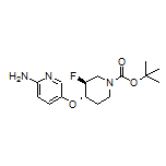 5-[[(3S,4S)-1-Boc-3-fluoro-4-piperidyl]oxy]pyridin-2-amine