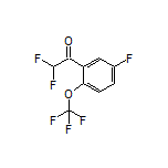2,2-Difluoro-1-[5-fluoro-2-(trifluoromethoxy)phenyl]ethanone