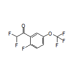 2,2-Difluoro-1-[2-fluoro-5-(trifluoromethoxy)phenyl]ethanone