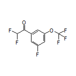 2,2-Difluoro-1-[3-fluoro-5-(trifluoromethoxy)phenyl]ethanone