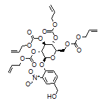Triallyl [(2R,3R,4S,5R,6S)-2-[[[(Allyloxy)carbonyl]oxy]methyl]-6-[4-(hydroxymethyl)-2-nitrophenoxy]tetrahydro-2H-pyran-3,4,5-triyl] Tricarbonate