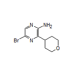 5-Bromo-3-(tetrahydro-2H-pyran-4-yl)pyrazin-2-amine