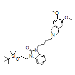 1-[2-[(tert-Butyldimethylsilyl)oxy]ethyl]-3-[4-(5,6-dimethoxyisoindolin-2-yl)butyl]-1,3-dihydro-2H-benzo[d]imidazol-2-one