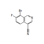 8-Bromo-7-fluoroisoquinoline-4-carbonitrile