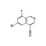 6-Bromo-8-fluoroisoquinoline-4-carbonitrile