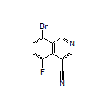 8-Bromo-5-fluoroisoquinoline-4-carbonitrile
