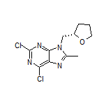 (S)-2,6-Dichloro-8-methyl-9-[(tetrahydrofuran-2-yl)methyl]-9H-purine