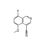 8-Fluoro-5-methoxyisoquinoline-4-carbonitrile
