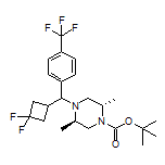 (2S,5R)-1-Boc-4-[(3,3-difluorocyclobutyl)[4-(trifluoromethyl)phenyl]methyl]-2,5-dimethylpiperazine
