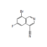 8-Bromo-6-fluoroisoquinoline-4-carbonitrile