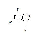 6-Chloro-8-fluoroisoquinoline-4-carbonitrile
