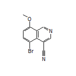 5-Bromo-8-methoxyisoquinoline-4-carbonitrile