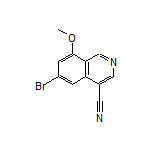 6-Bromo-8-methoxyisoquinoline-4-carbonitrile