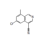 6-Chloro-8-methylisoquinoline-4-carbonitrile