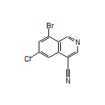 8-Bromo-6-chloroisoquinoline-4-carbonitrile