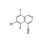 6-Bromo-5,8-difluoroisoquinoline-4-carbonitrile
