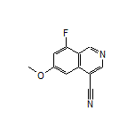 8-Fluoro-6-methoxyisoquinoline-4-carbonitrile