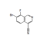 7-Bromo-8-fluoroisoquinoline-4-carbonitrile