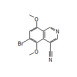 6-Bromo-5,8-dimethoxyisoquinoline-4-carbonitrile