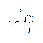 8-Bromo-6-methoxyisoquinoline-4-carbonitrile