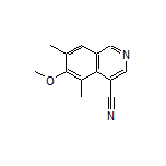 6-Methoxy-5,7-dimethylisoquinoline-4-carbonitrile