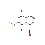 5,8-Difluoro-6-methoxyisoquinoline-4-carbonitrile