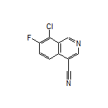 8-Chloro-7-fluoroisoquinoline-4-carbonitrile