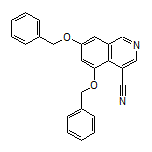 5,7-Bis(benzyloxy)isoquinoline-4-carbonitrile