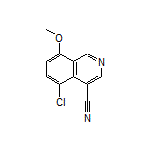 5-Chloro-8-methoxyisoquinoline-4-carbonitrile