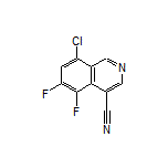 8-Chloro-5,6-difluoroisoquinoline-4-carbonitrile