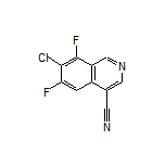 7-Chloro-6,8-difluoroisoquinoline-4-carbonitrile