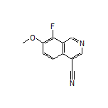 8-Fluoro-7-methoxyisoquinoline-4-carbonitrile