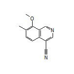 8-Methoxy-7-methylisoquinoline-4-carbonitrile