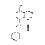 5-(Benzyloxy)-8-bromoisoquinoline-4-carbonitrile