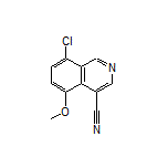 8-Chloro-5-methoxyisoquinoline-4-carbonitrile