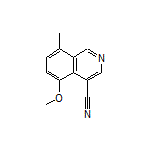5-Methoxy-8-methylisoquinoline-4-carbonitrile