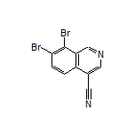 7,8-Dibromoisoquinoline-4-carbonitrile